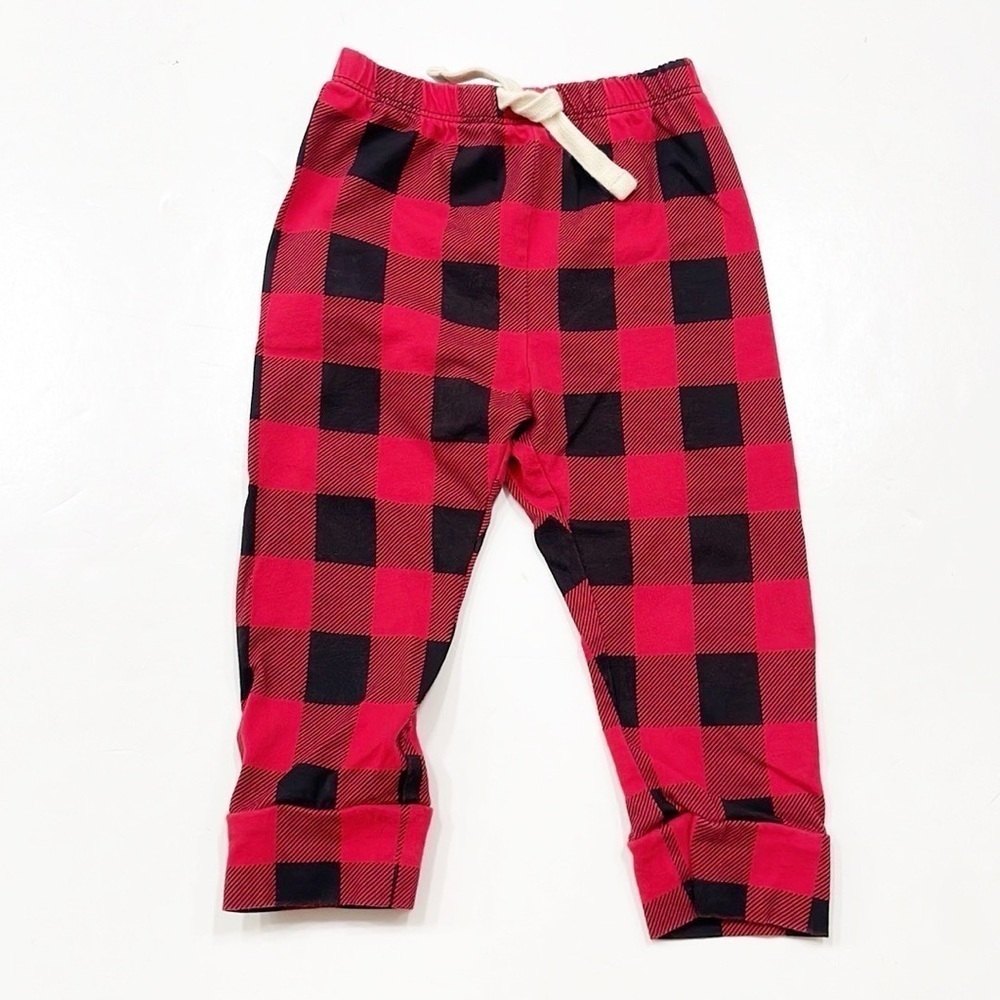Baby GAP red/black plaid baby pants